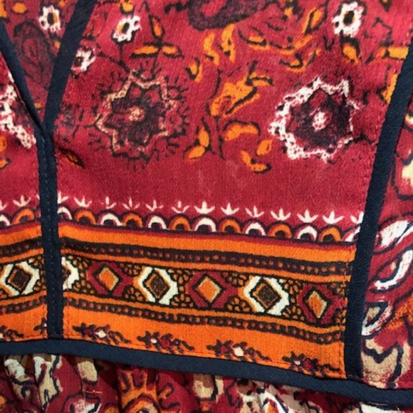 Lucky Brand Slvless Patterned Blouse - Picture 6 of 8